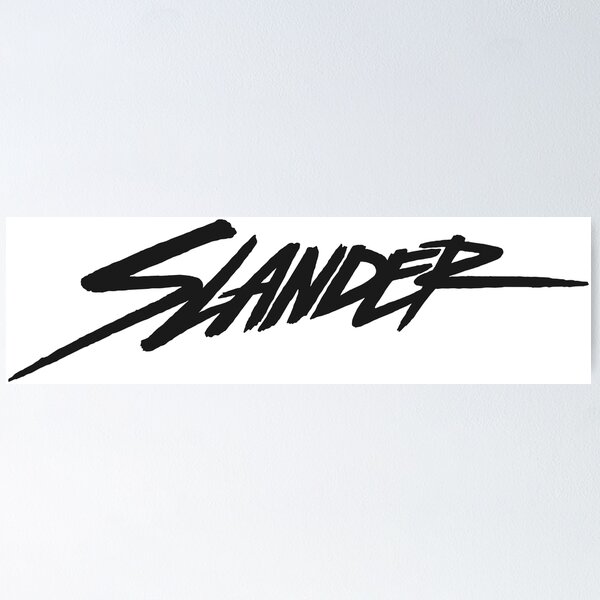 Slander Logo Poster RB1512 product Offical slander Merch