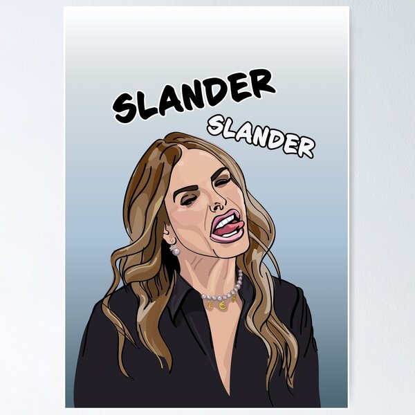 SLANDER! SLANDER!  at The Lawyer Lunch Poster RB1512 product Offical slander Merch