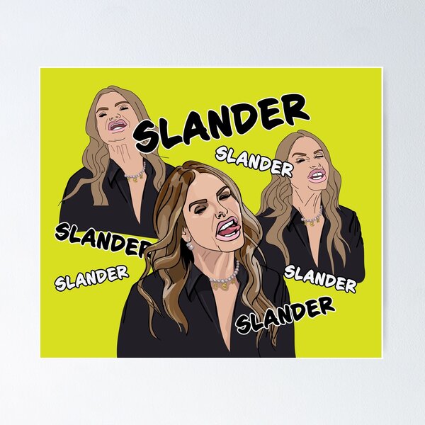 SLANDER! SLANDER! at The Lawyer Lunch Poster RB1512 product Offical slander Merch