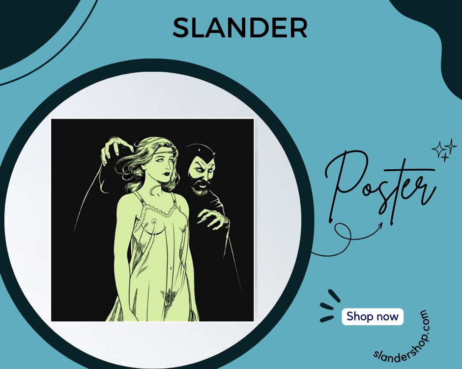 no edit slander Poster - Slander Shop