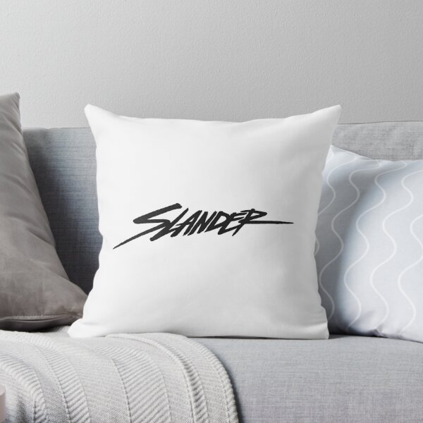 Slander Logo Throw Pillow RB1512 product Offical slander Merch