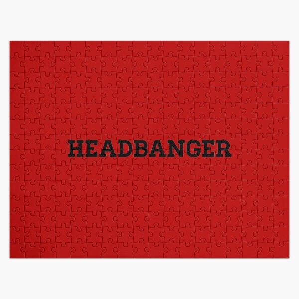 head.banger black   Jigsaw Puzzle RB1512 product Offical slander Merch