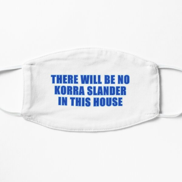 No Korra Slander Flat Mask RB1512 product Offical slander Merch